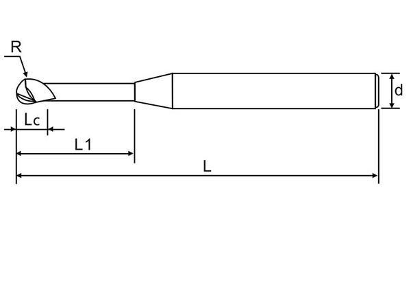 mh580-10 2刃深溝球刀